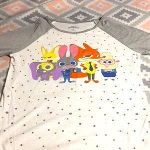 Girls Disney Zootopia  long sleeve shirt